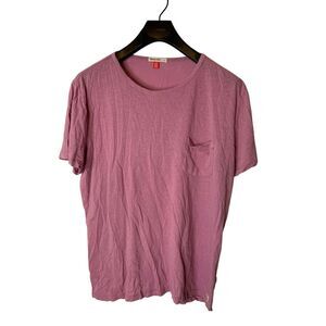 Marine Layer Shirt Rose Hemp Cotton Pocket Tee Sustainable men's size large